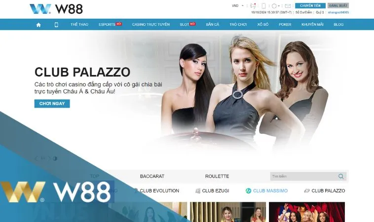 CLUB PALAZZO W88 | Thắng Đậm 2 Tỷ Đồng Chỉ Sau 1 Đêm